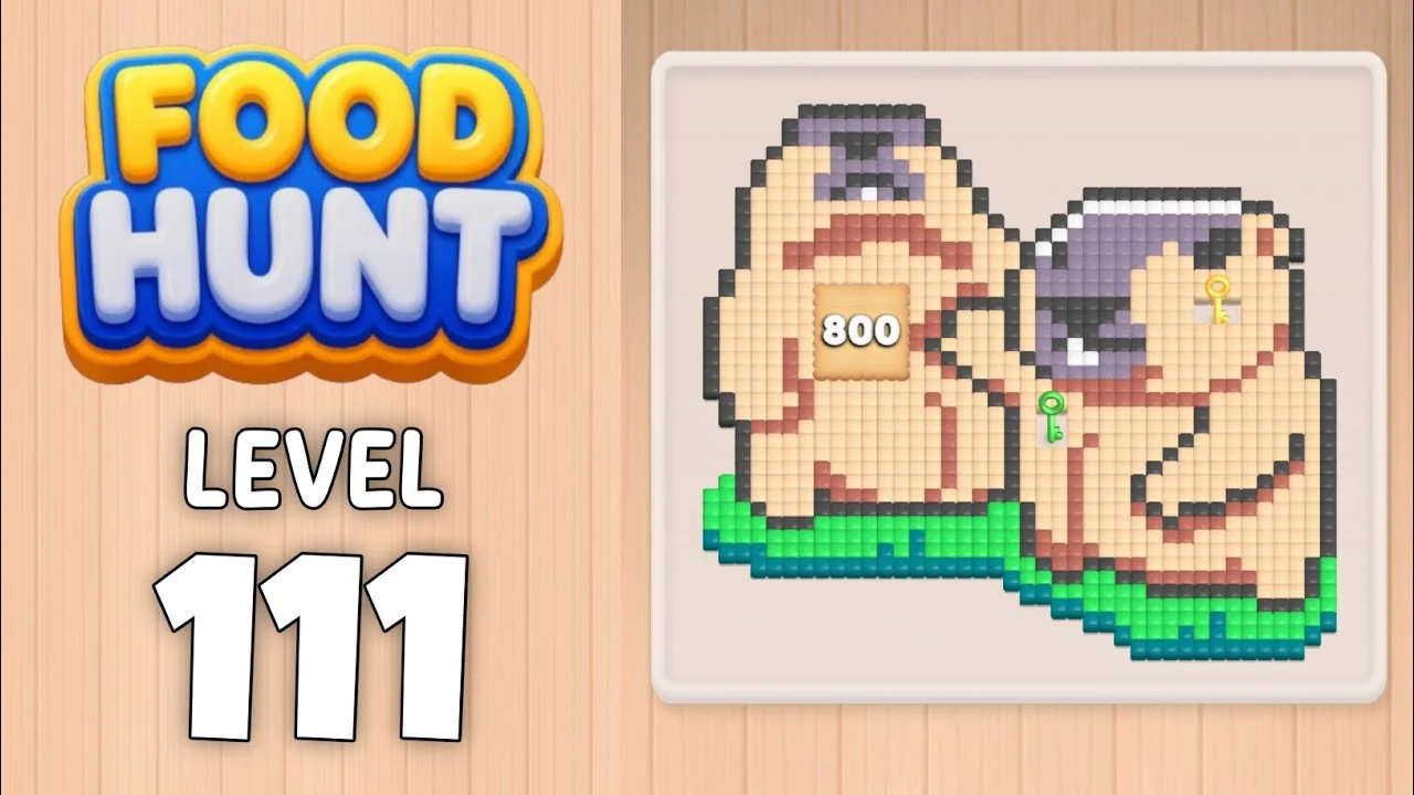 Food Hunt Level 111 board layout