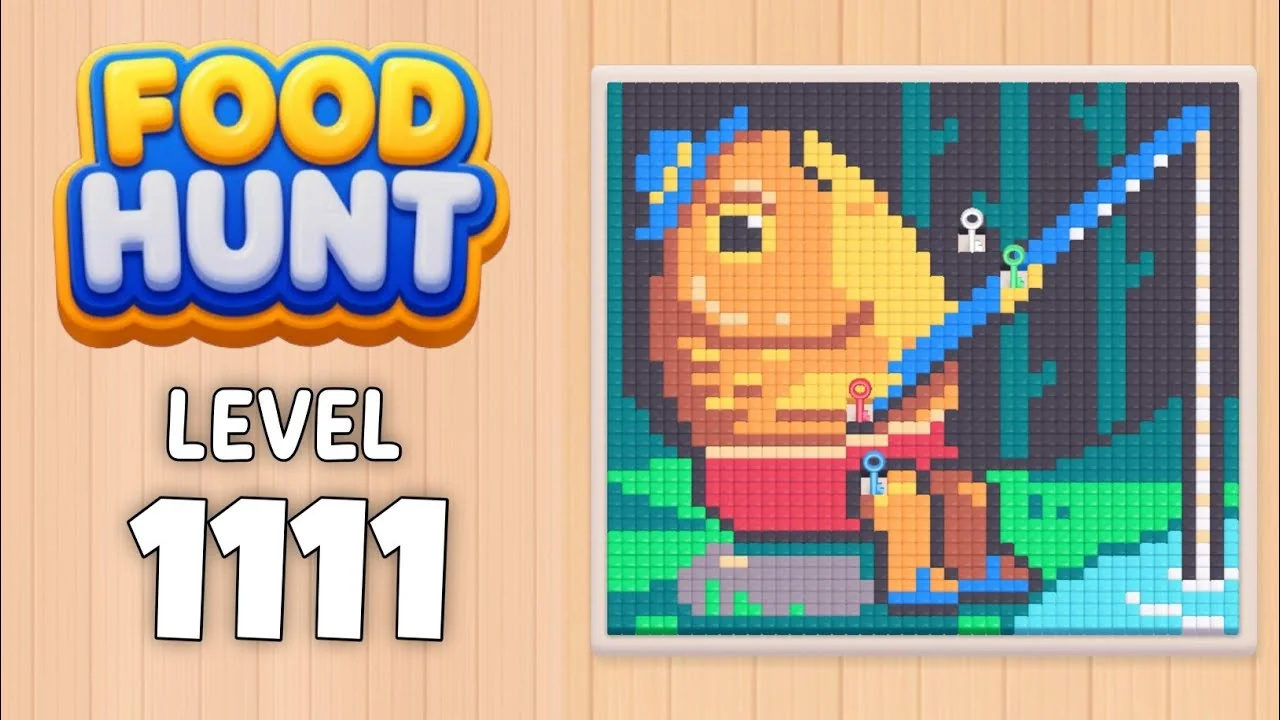 Food Hunt Level 1111 board layout