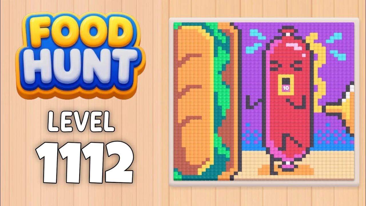 Food Hunt Level 1112 board layout