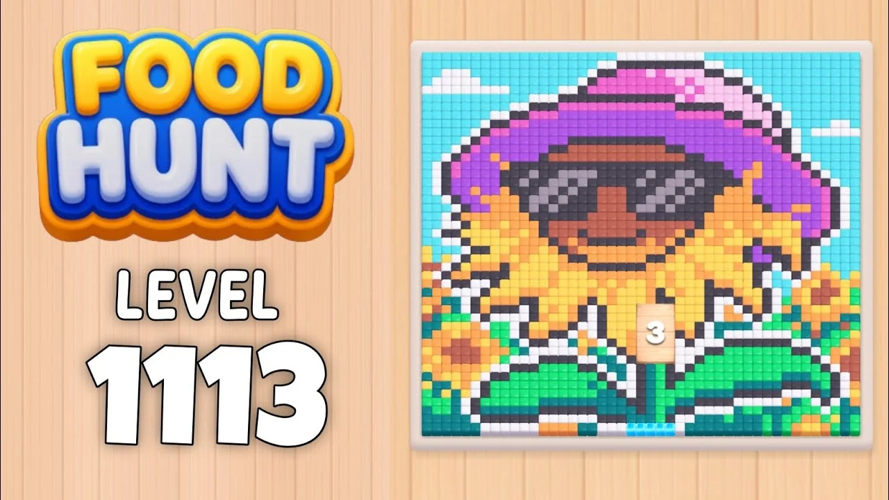 Food Hunt Level 1113 board layout