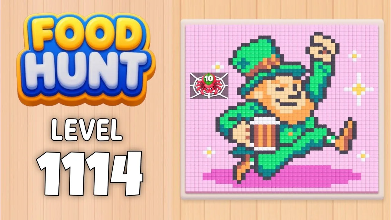 Food Hunt Level 1114 board layout