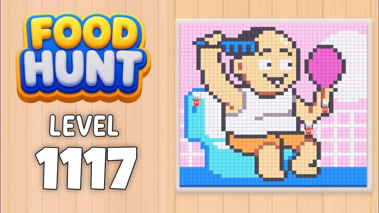 Food Hunt Level 1117 board layout