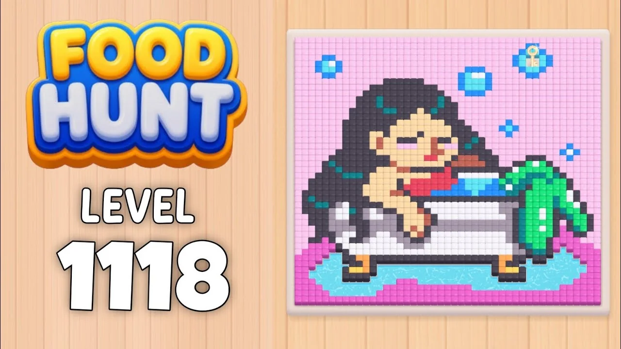Food Hunt Level 1118 board layout