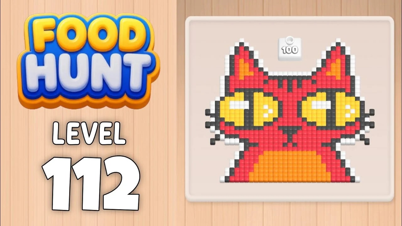 Food Hunt Level 112 board layout