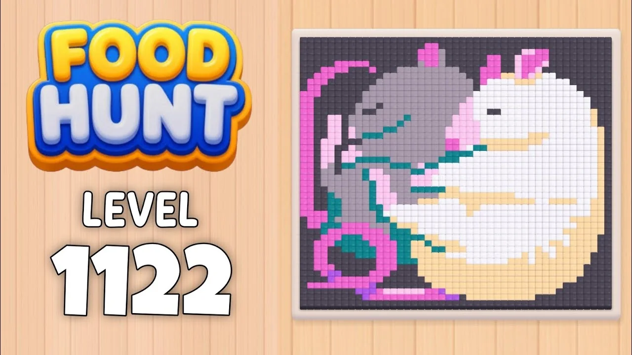 Food Hunt Level 1122 board layout