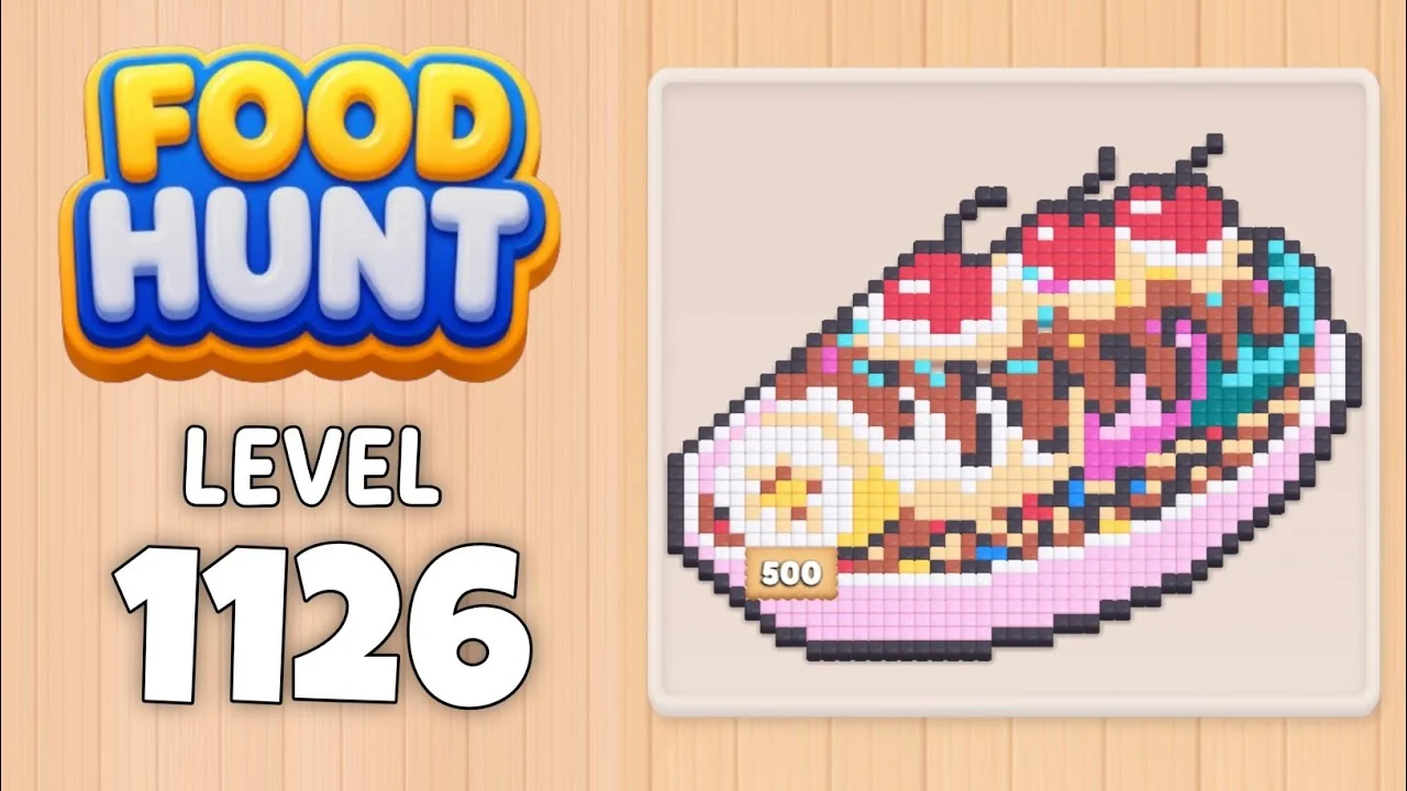 Food Hunt Level 1126 board layout