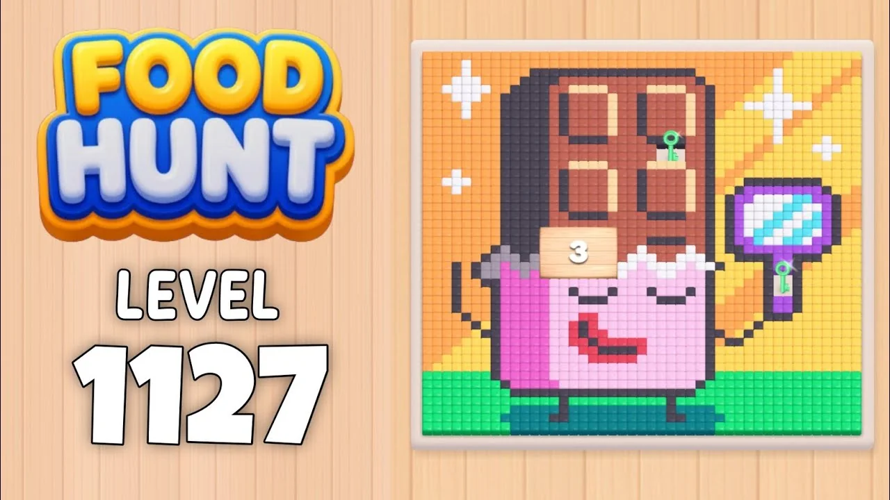 Food Hunt Level 1127 board layout
