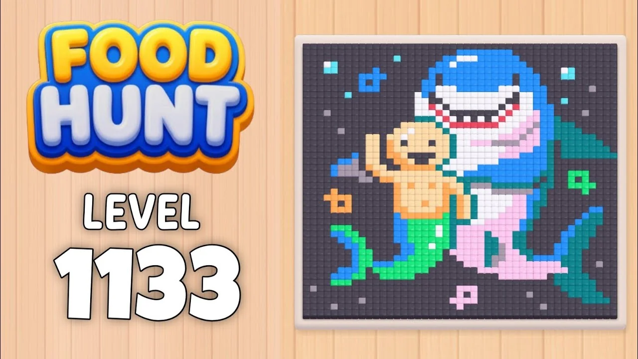 Food Hunt Level 1133 board layout