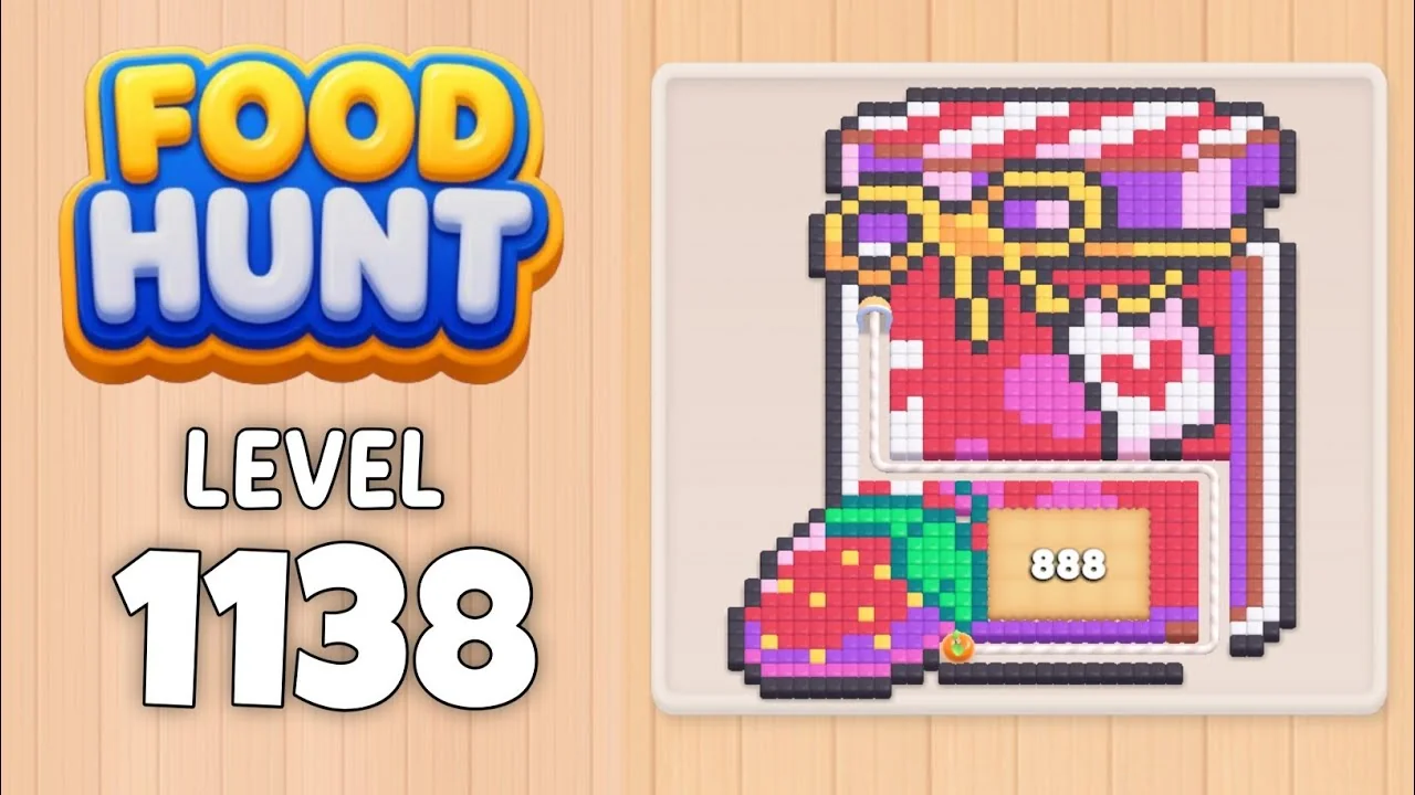 Food Hunt Level 1138 board layout