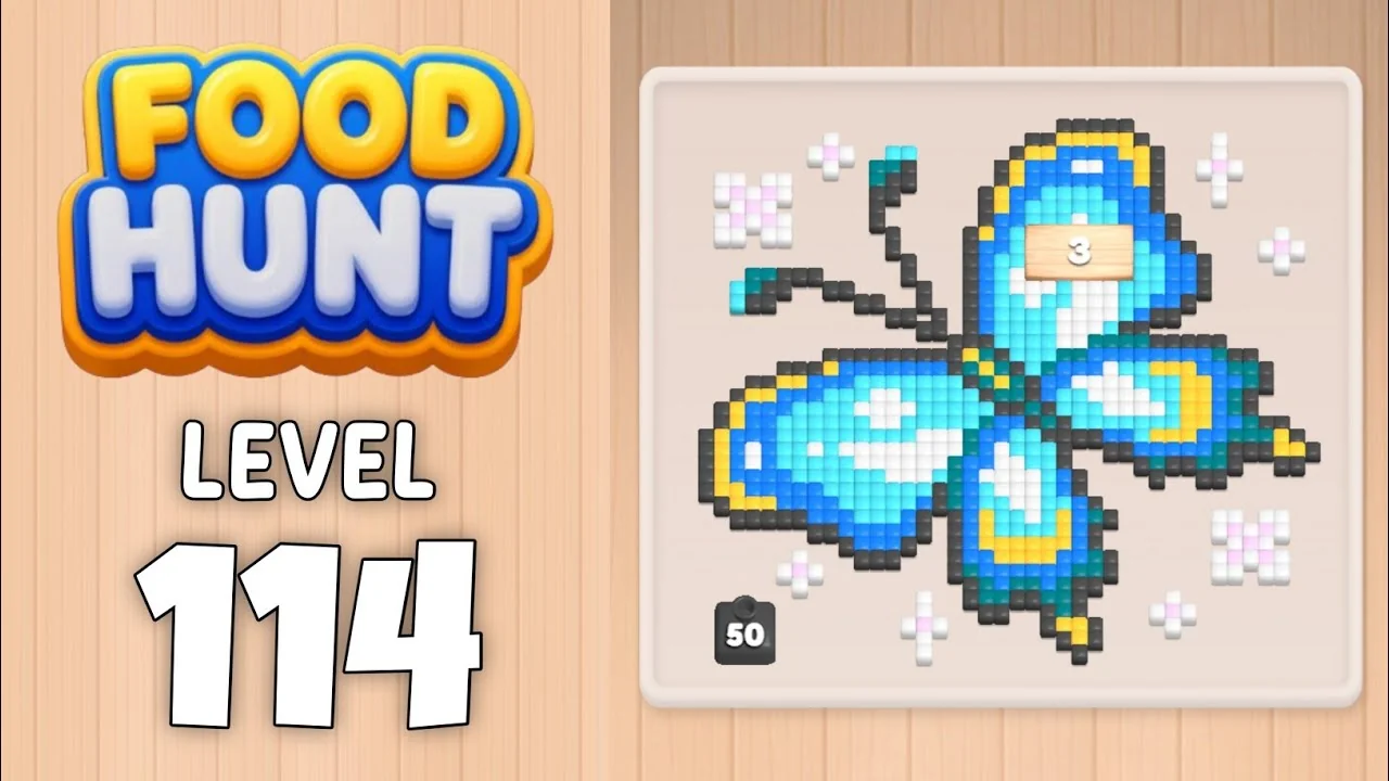 Food Hunt Level 114 board layout
