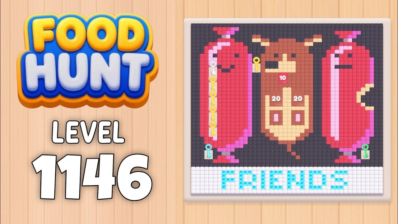 Food Hunt Level 1146 board layout