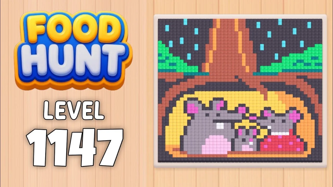 Food Hunt Level 1147 board layout