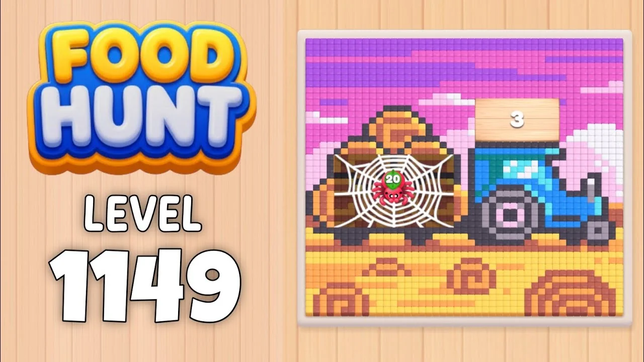 Food Hunt Level 1149 board layout