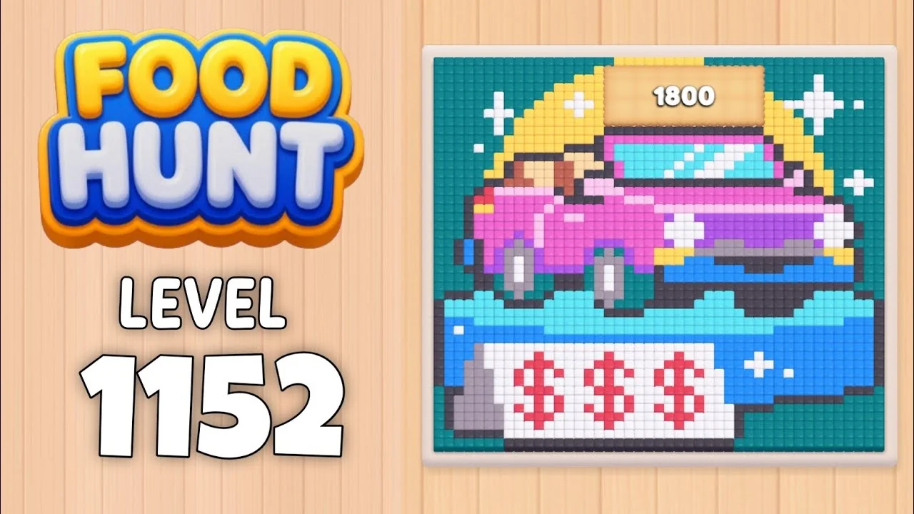 Food Hunt Level 1152 board layout