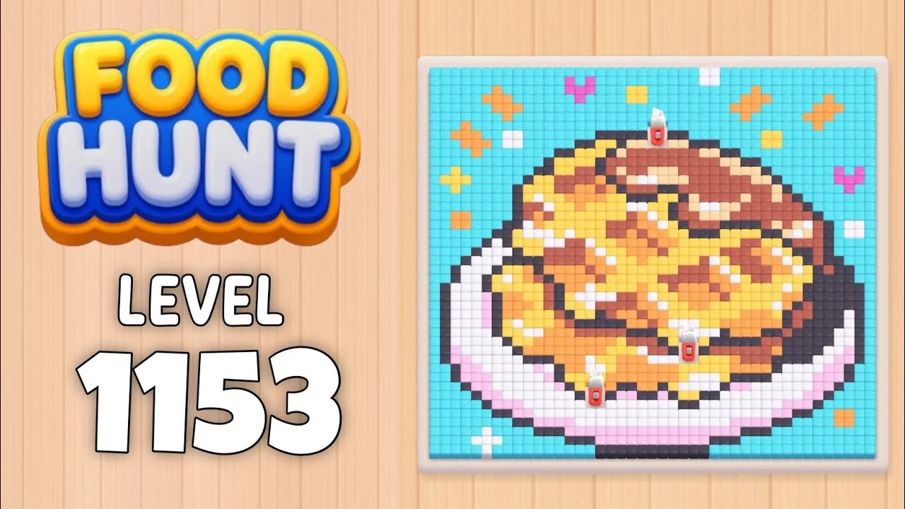 Food Hunt Level 1153 board layout