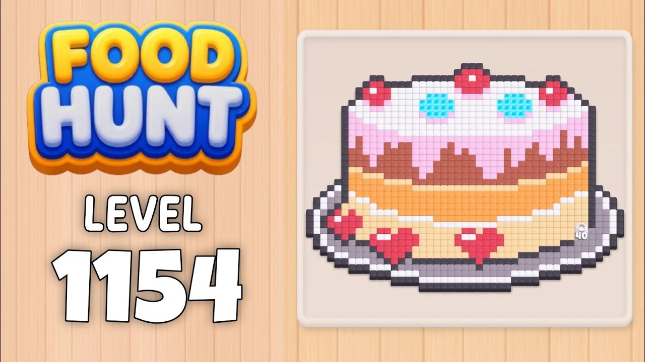Food Hunt Level 1154 board layout