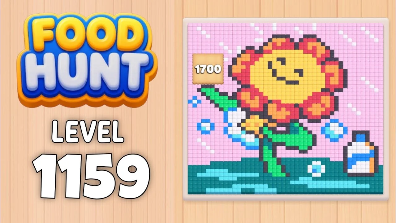Food Hunt Level 1159 board layout
