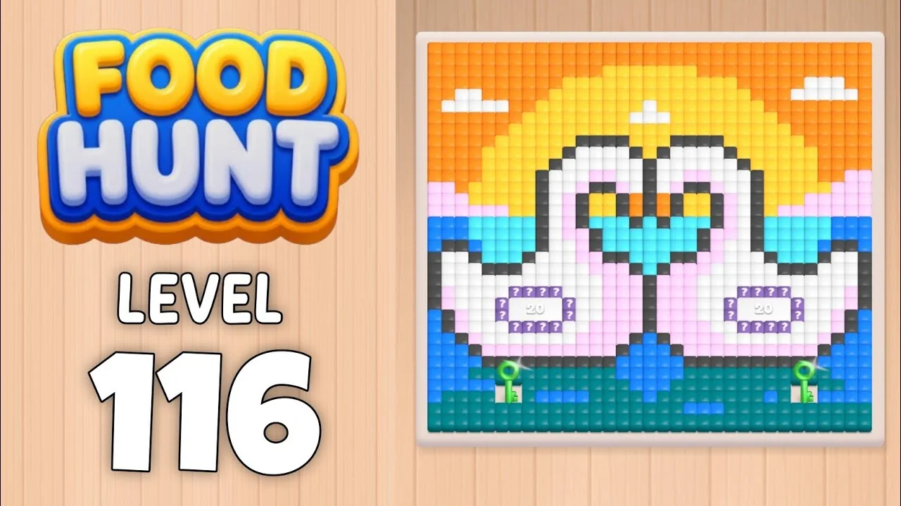 Food Hunt Level 116 board layout