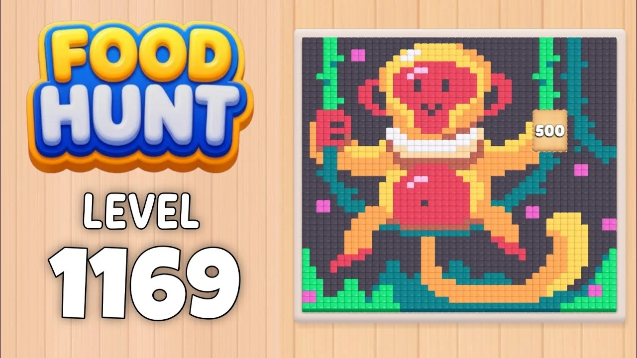 Food Hunt Level 1169 board layout