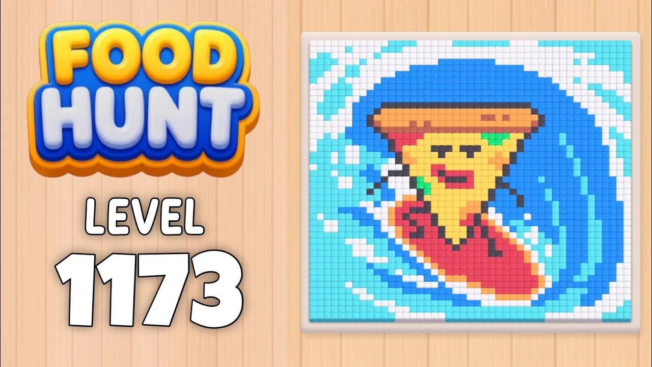 Food Hunt Level 1173 board layout