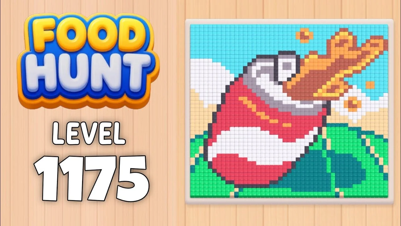 Food Hunt Level 1175 board layout