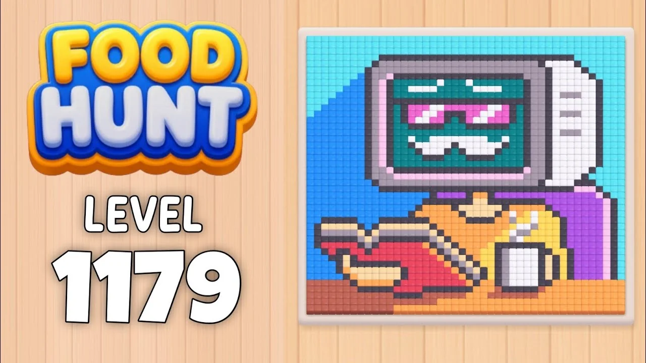 Food Hunt Level 1179 board layout