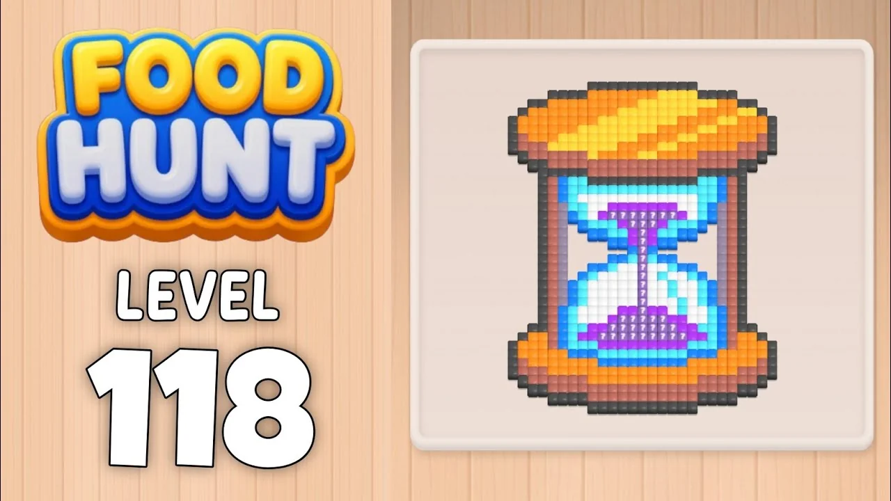 Food Hunt Level 118 board layout
