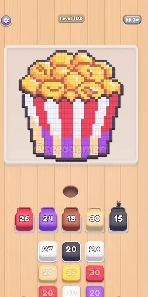 All five slots are filled inside the first five seconds
