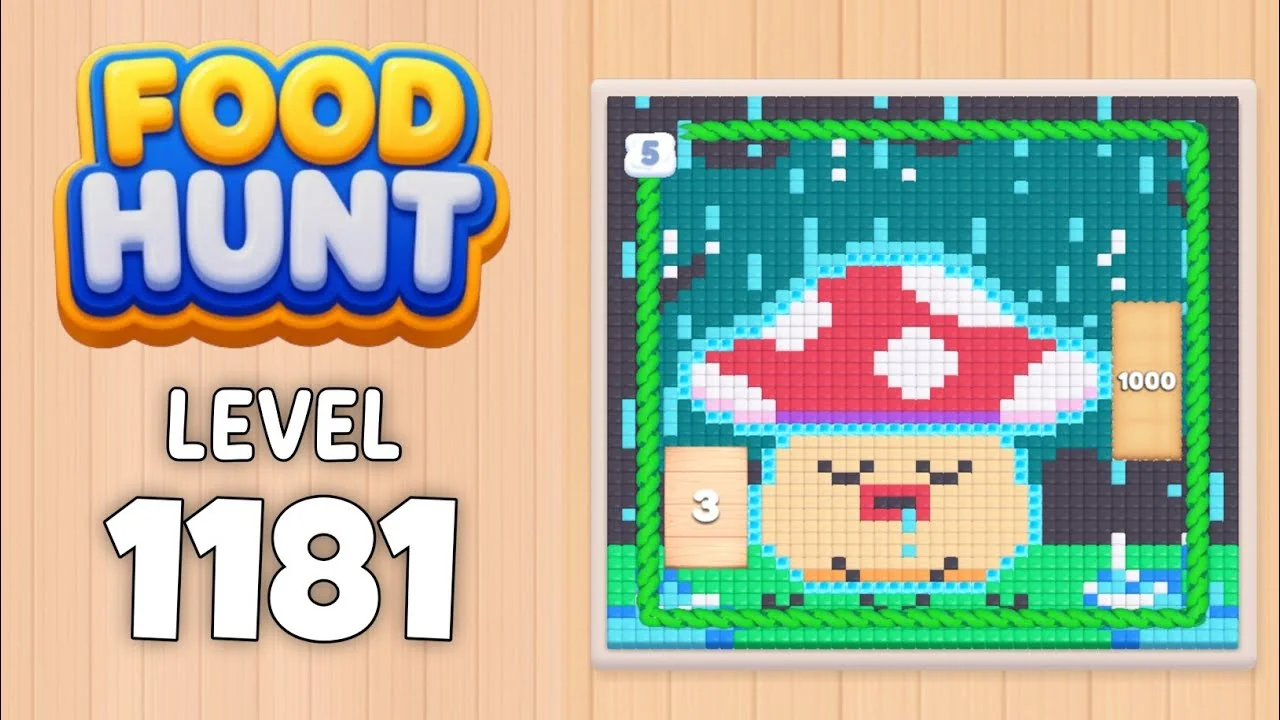 Food Hunt Level 1181 board layout