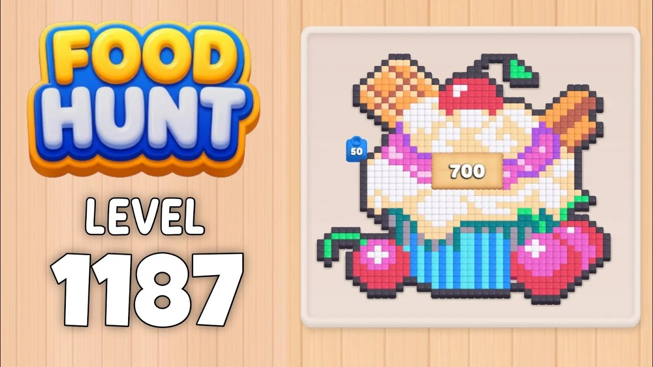 Food Hunt Level 1187 board layout