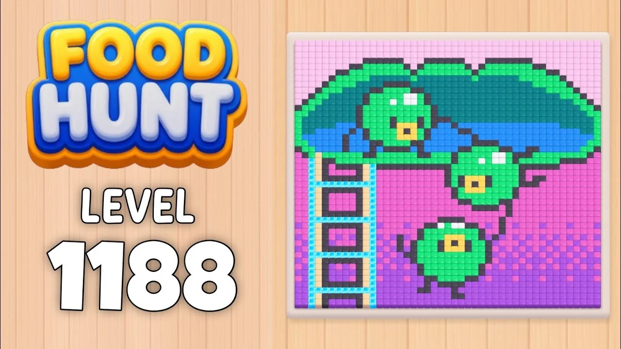 Food Hunt Level 1188 board layout