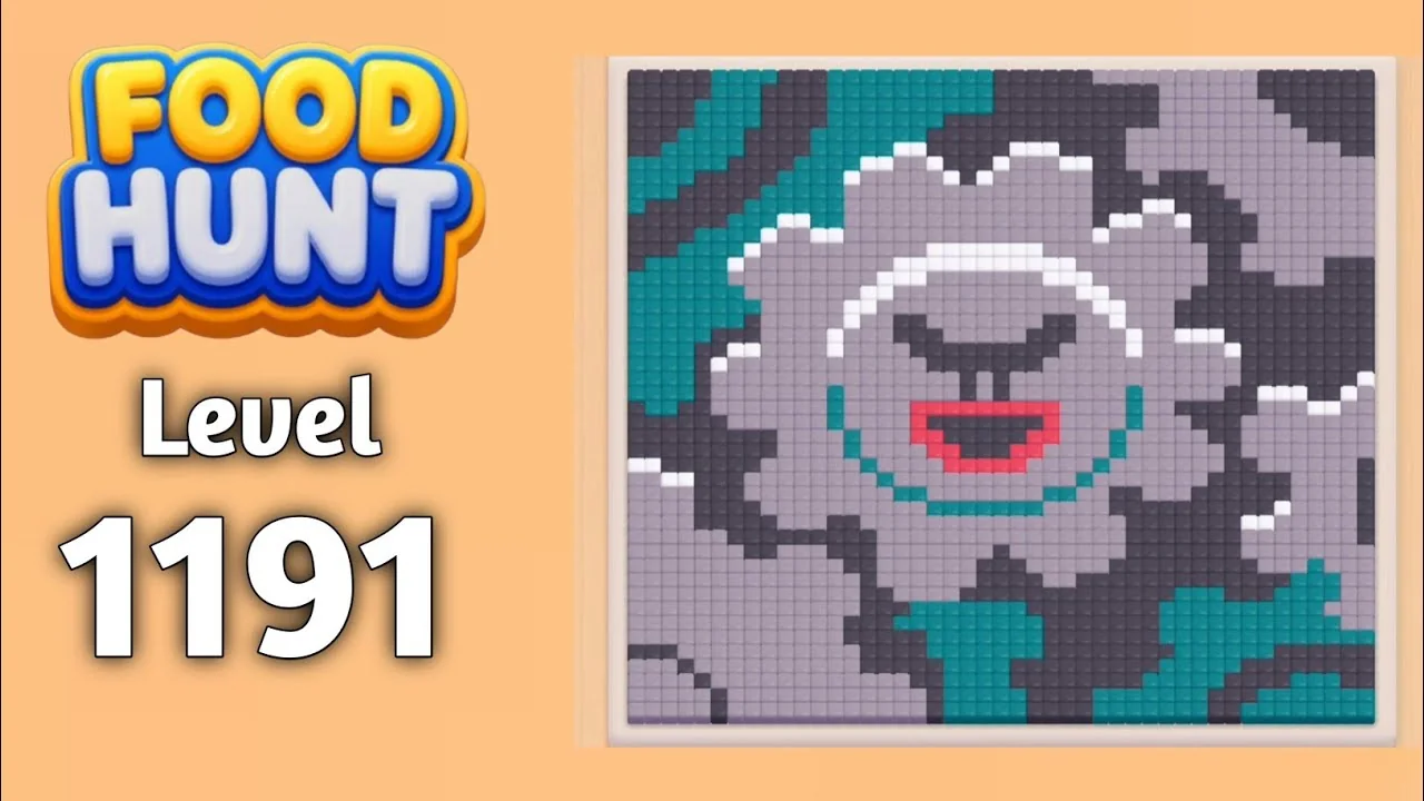 Food Hunt Level 1191 board layout