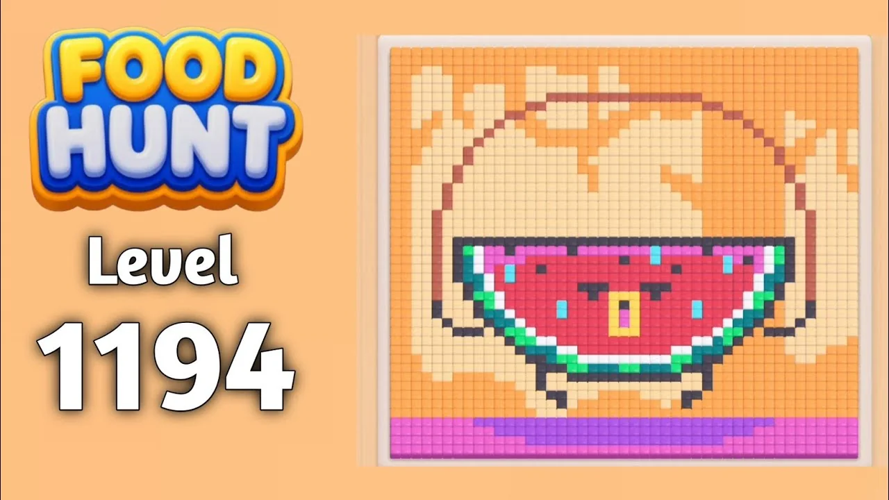 Food Hunt Level 1194 board layout
