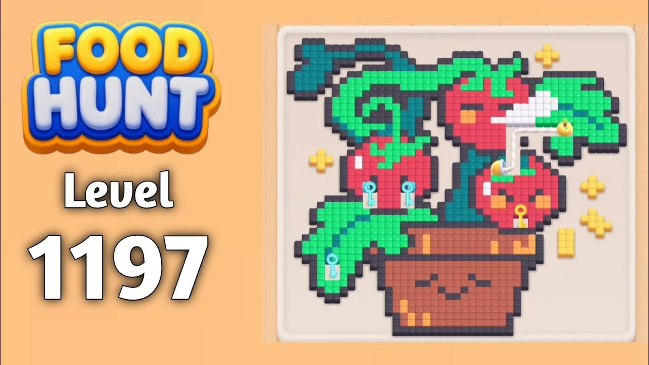 Food Hunt Level 1197 board layout