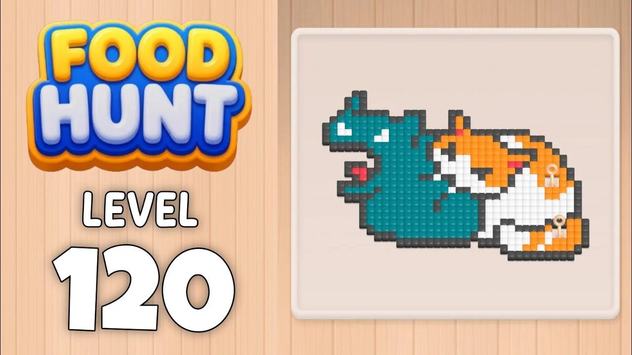 Food Hunt Level 120 board layout