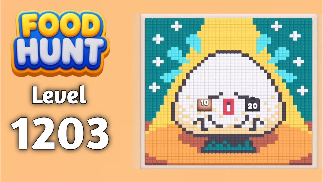 Food Hunt Level 1203 board layout