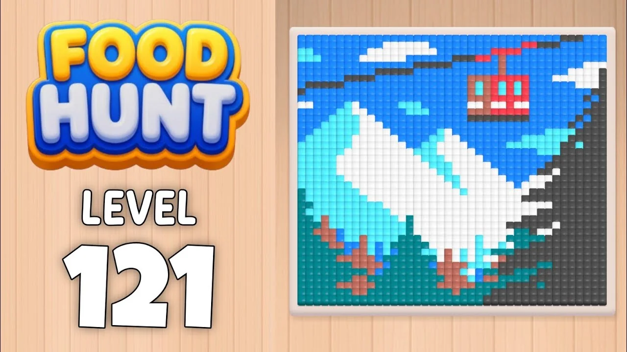 Food Hunt Level 121 board layout