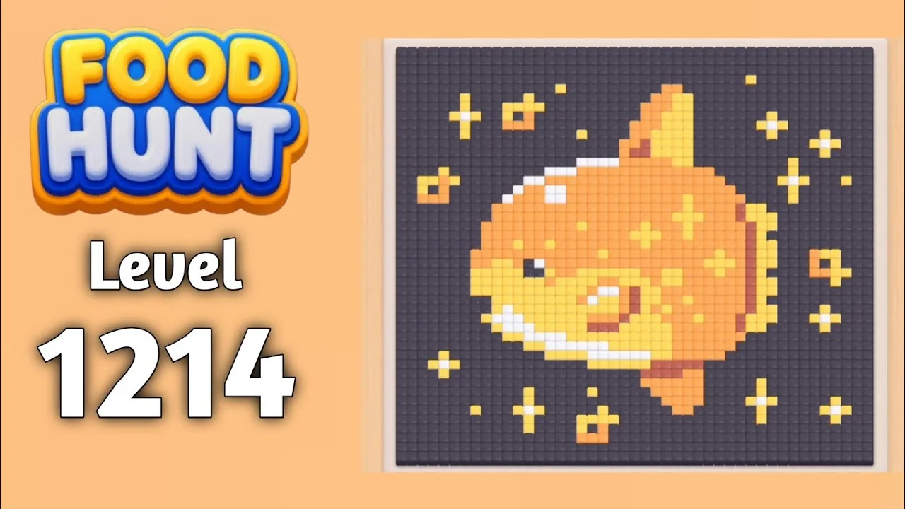 Food Hunt Level 1214 board layout