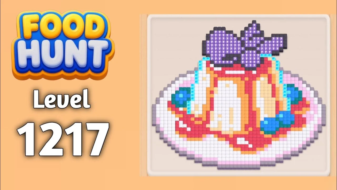 Food Hunt Level 1217 board layout
