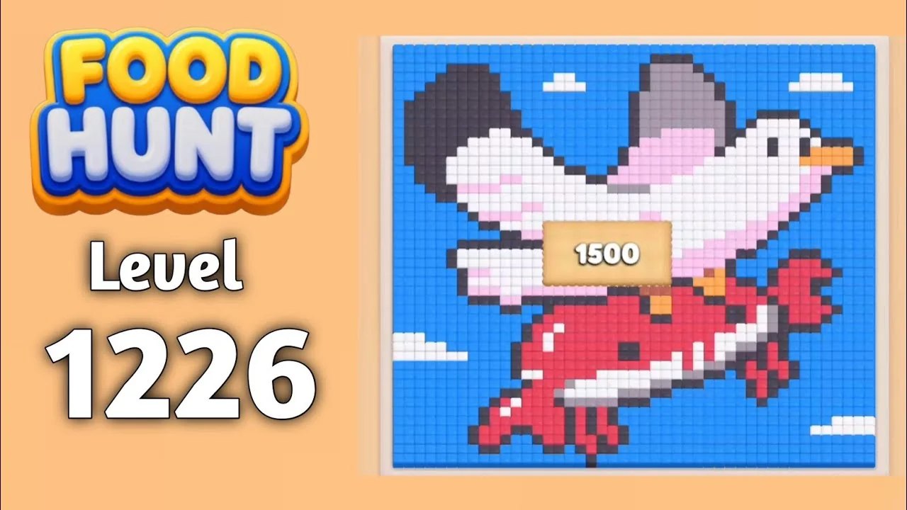 Food Hunt Level 1226 board