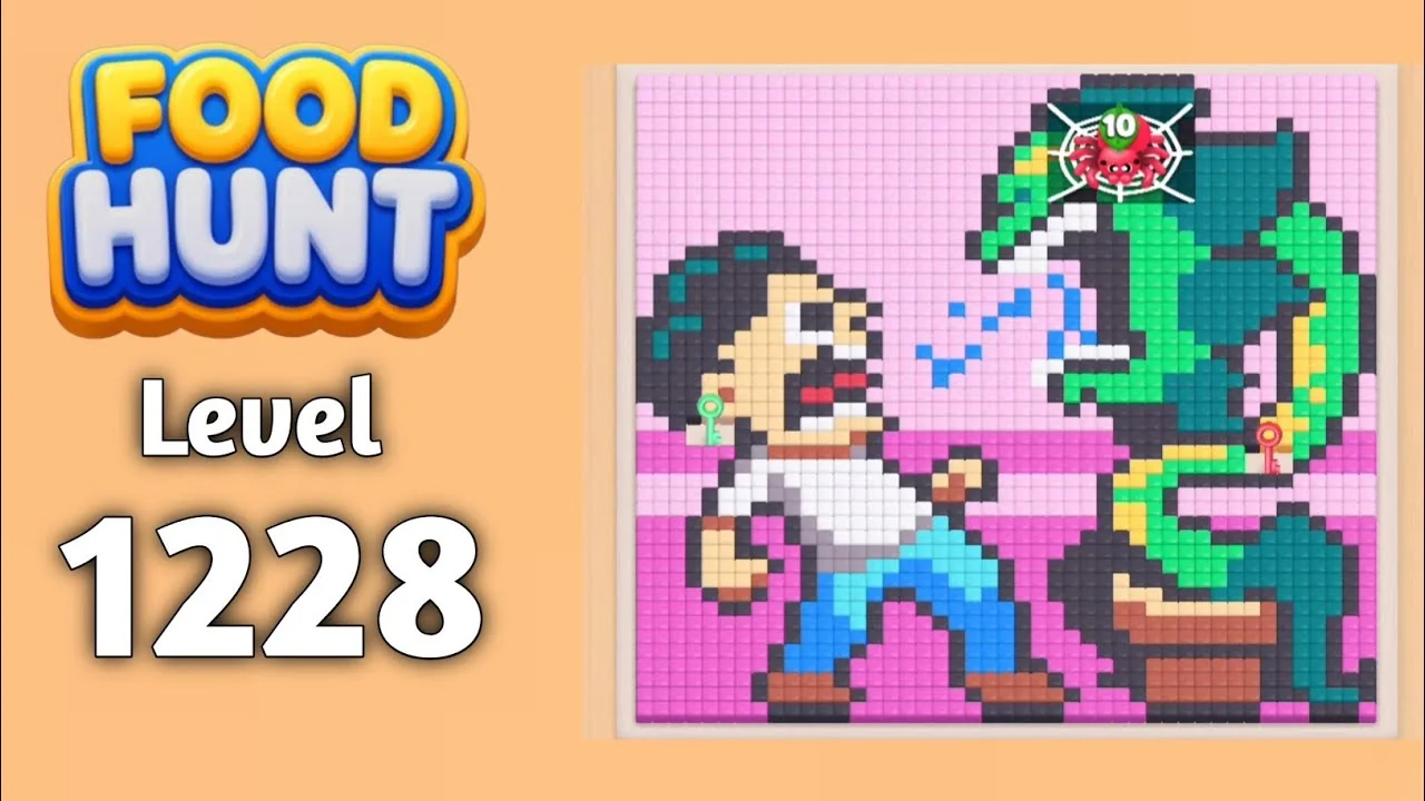 Food Hunt Level 1228 board