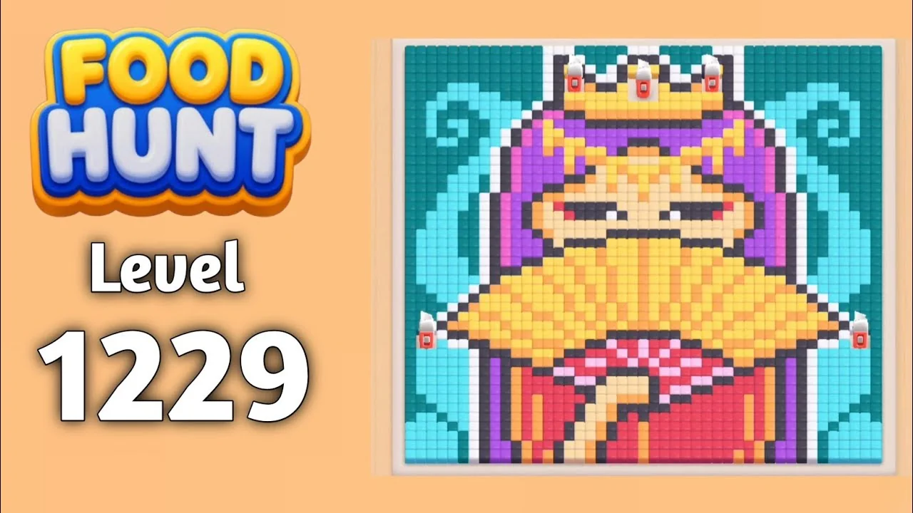 Food Hunt Level 1229 board