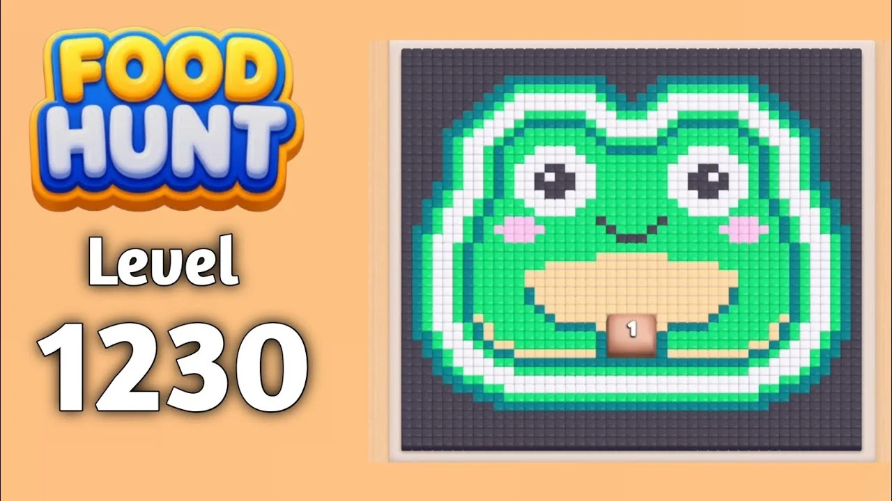 Food Hunt Level 1230 board