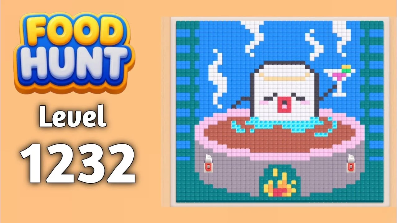 Food Hunt Level 1232 board