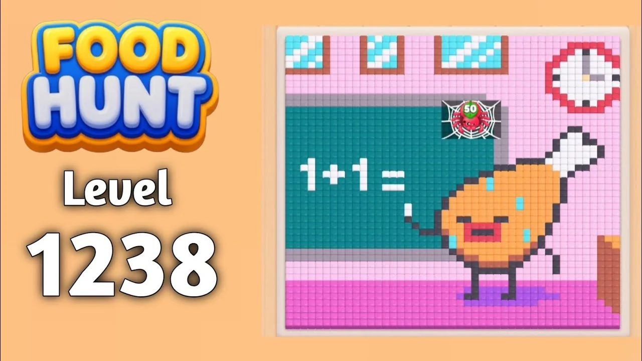 Food Hunt Level 1238 board layout