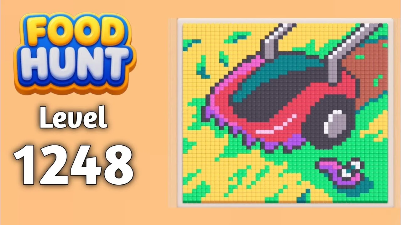 Food Hunt Level 1248 board layout