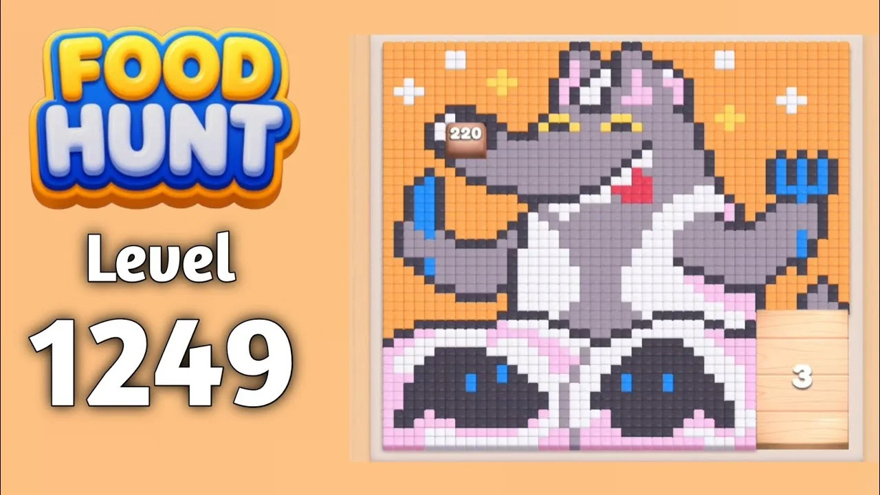 Food Hunt Level 1249 board layout