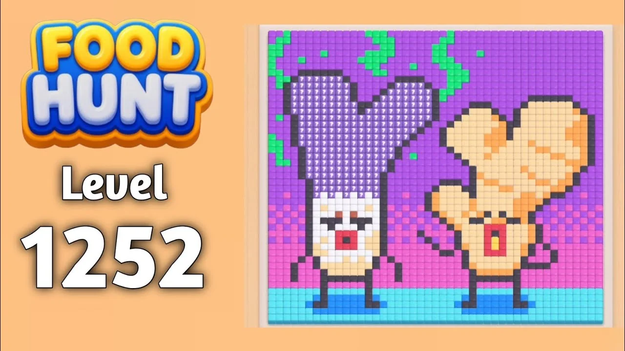 Food Hunt Level 1252 board layout