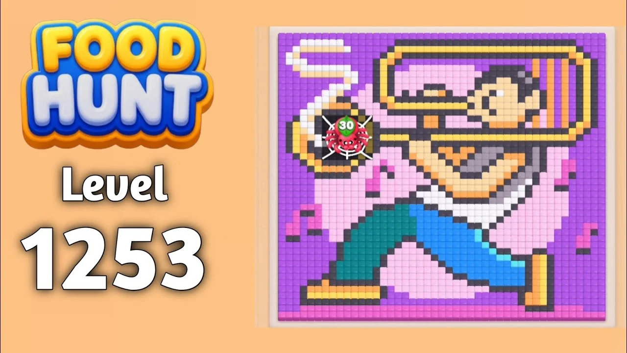 Food Hunt Level 1253 board layout