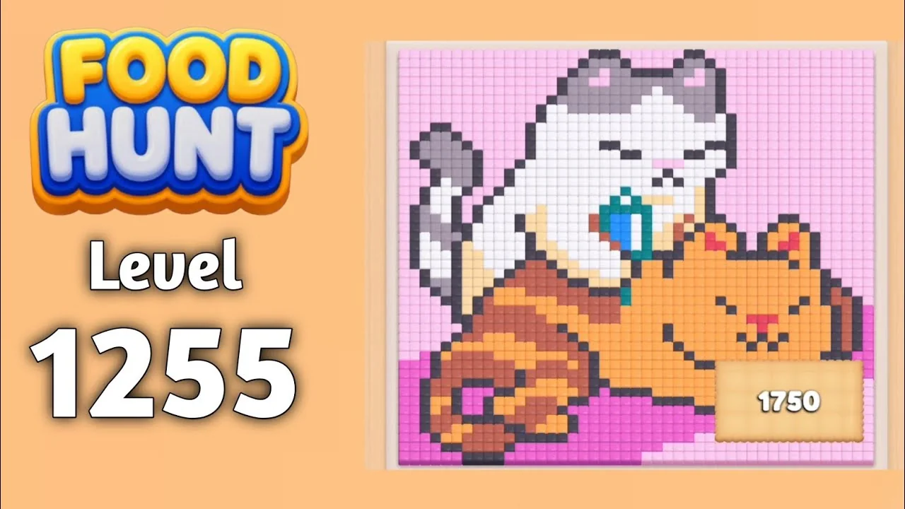 Food Hunt Level 1255 board layout